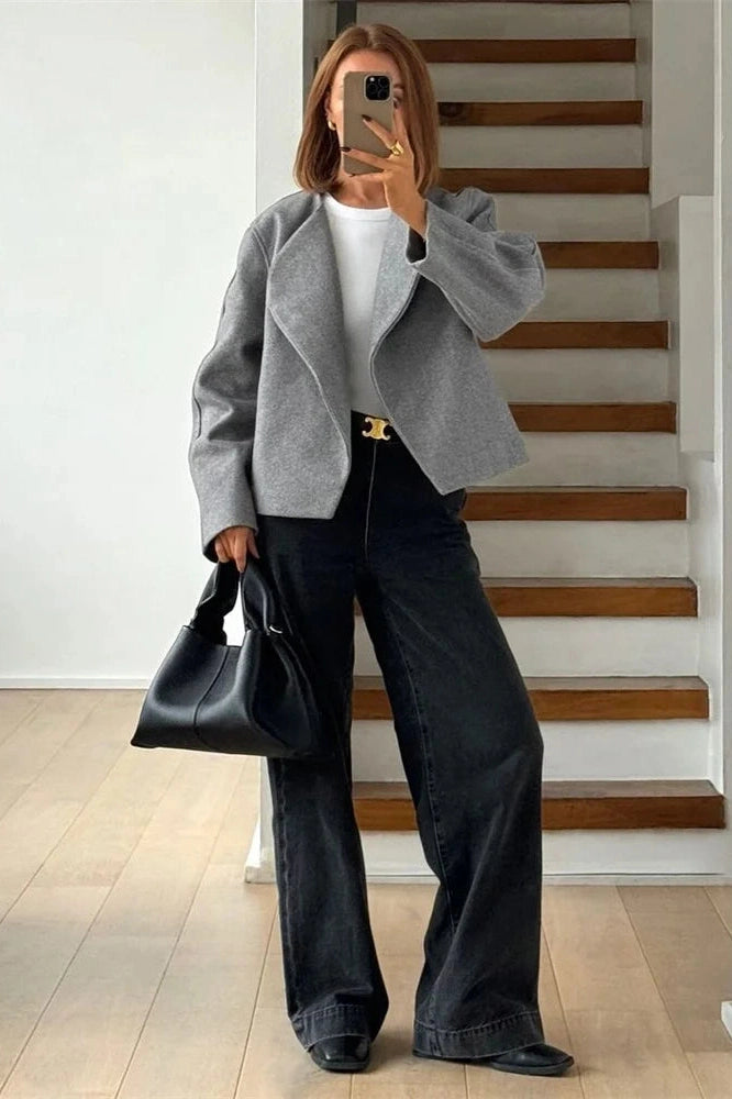 Glorol - Long Sleeve Patchwork Loose Top