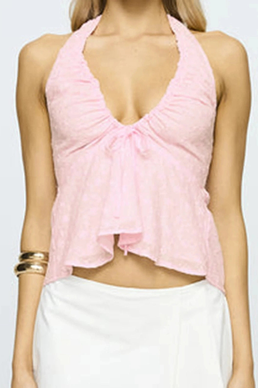 Glorol - Sleeveless Slim Fit Top