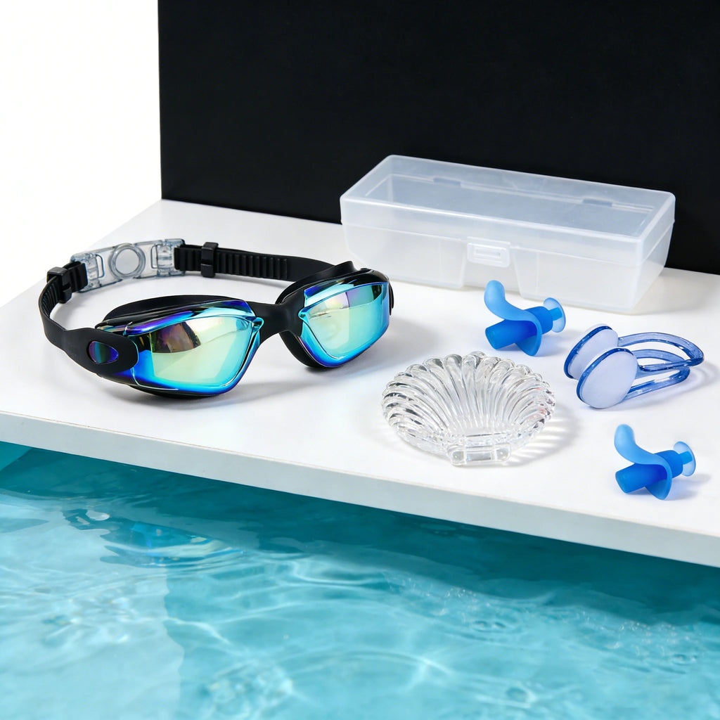 Kids Anti-Fog Swimming Goggle Set