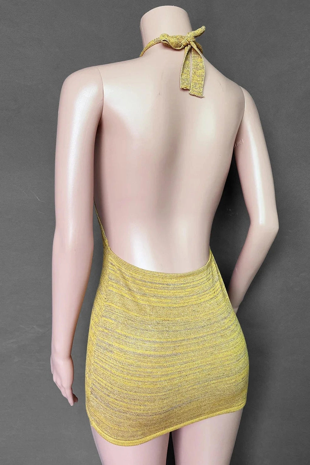 Glorol - Elegant Sleeveless Bodycon Backless Mini Dresses