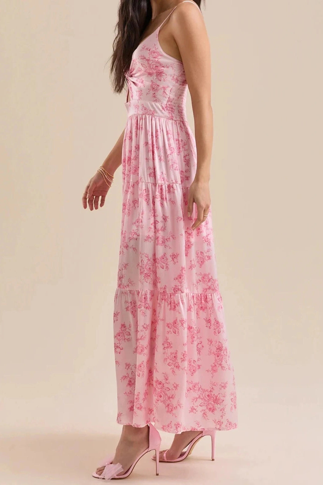Glorol - Elegant Sleeveless V-Neck Maxi Dress