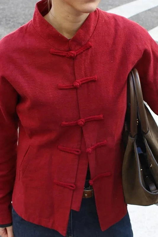 Glorol - Long Sleeve Loose Patchwork Top