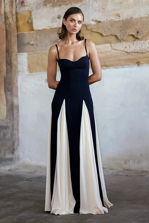 Glorol - Elegant Backless Sleeveless Maxi Dress