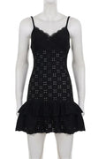 Glorol - Hollow Out Lace Backless Mini Dress