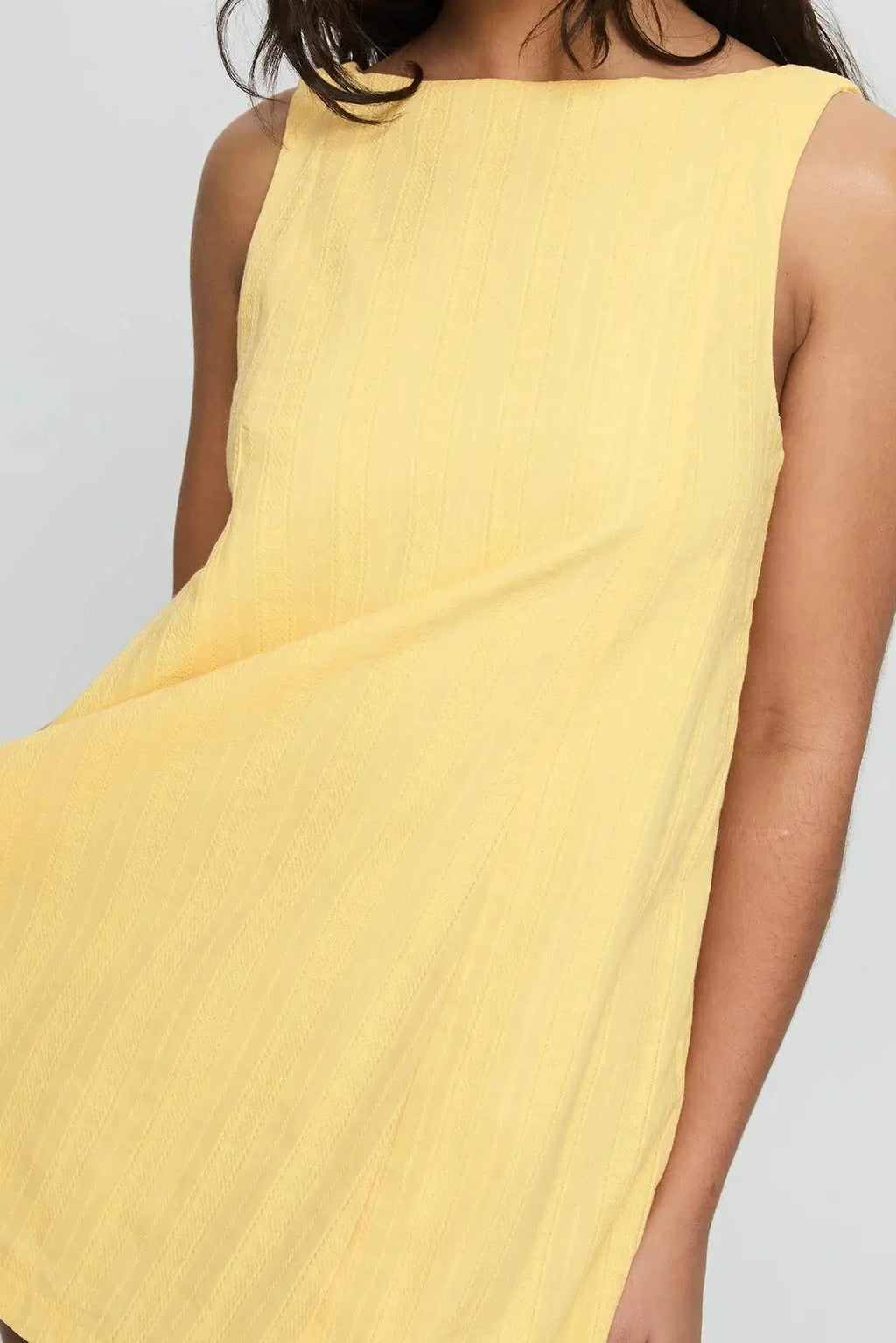 Glorol - Elegant Sleeveless O-Neck Mini Dress