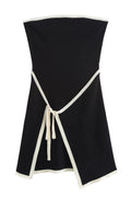 Glorol - Elegant Slim Knitted Sleeveless Mini Dress