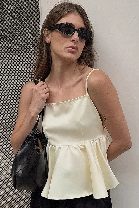 Glorol - Backless Strap Sleeveless Top