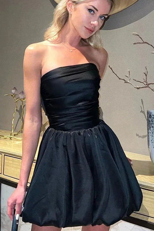 Glorol - Off-Shoulder Strapless Bodycon Mini Dress