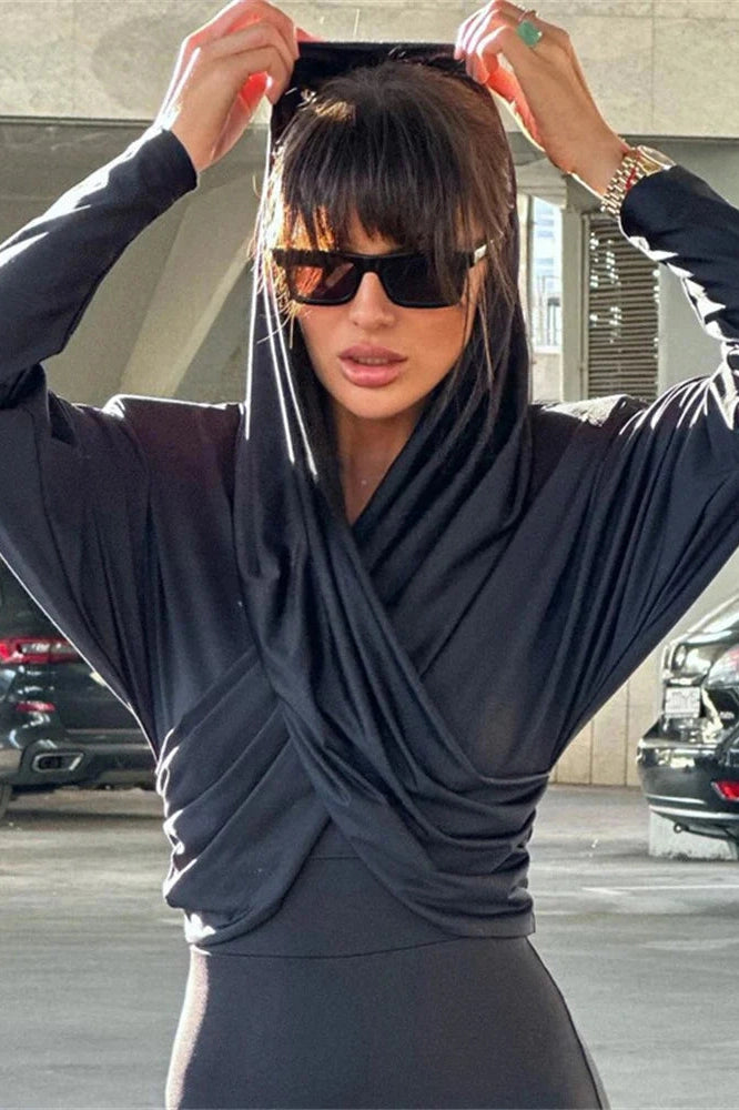 Glorol - Long Sleeve Patchwork Top