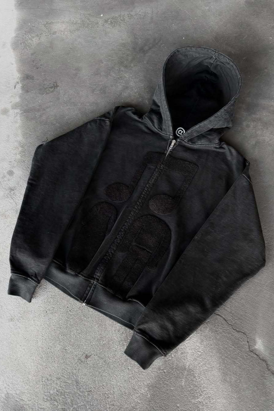 Music Graphic Zip Hoodie