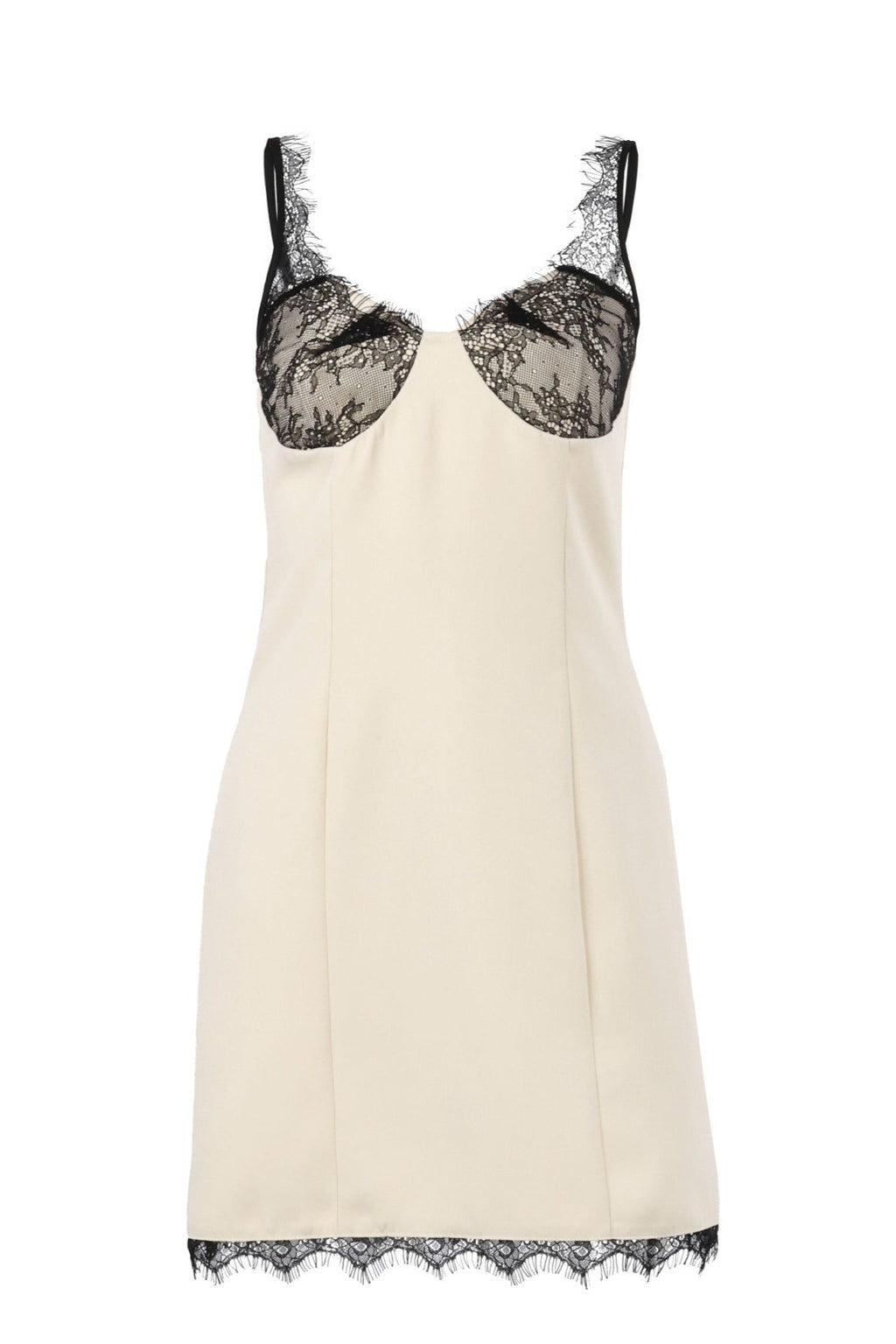 Elegant Lace V Neck Mini Dress