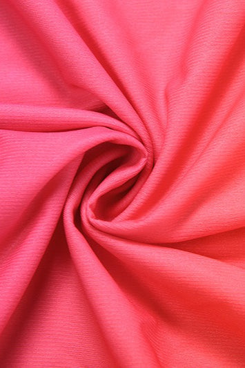 Gradient Halter Tube Cutout Back Mini Dress
