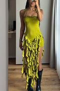 Fringe Corset Bodycon Mini Dress