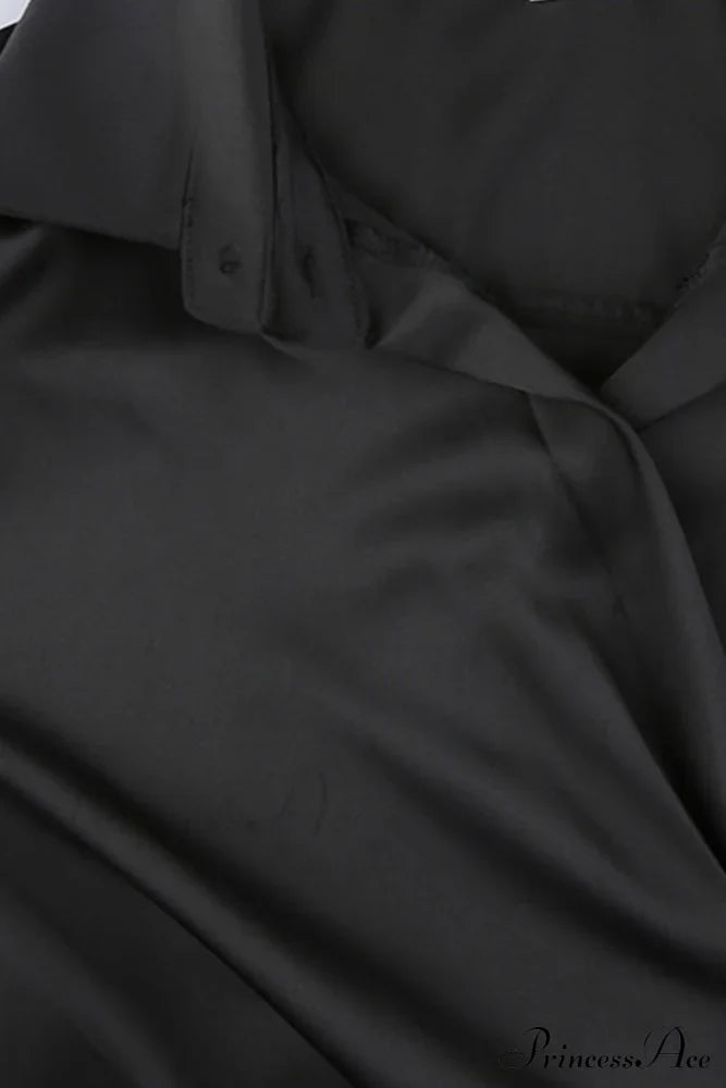 Cowl Neck Ruched Dress