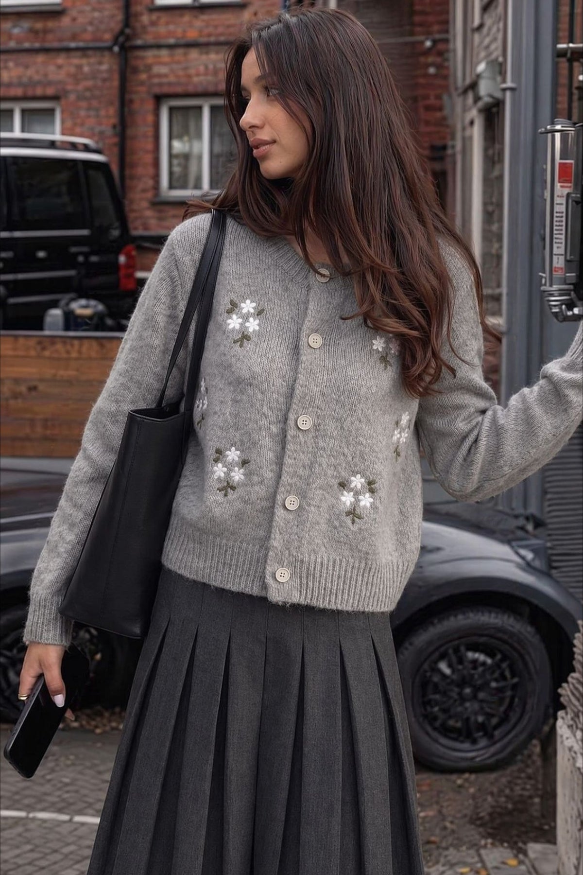 Floral Embroidered Cottagecore Cardigan