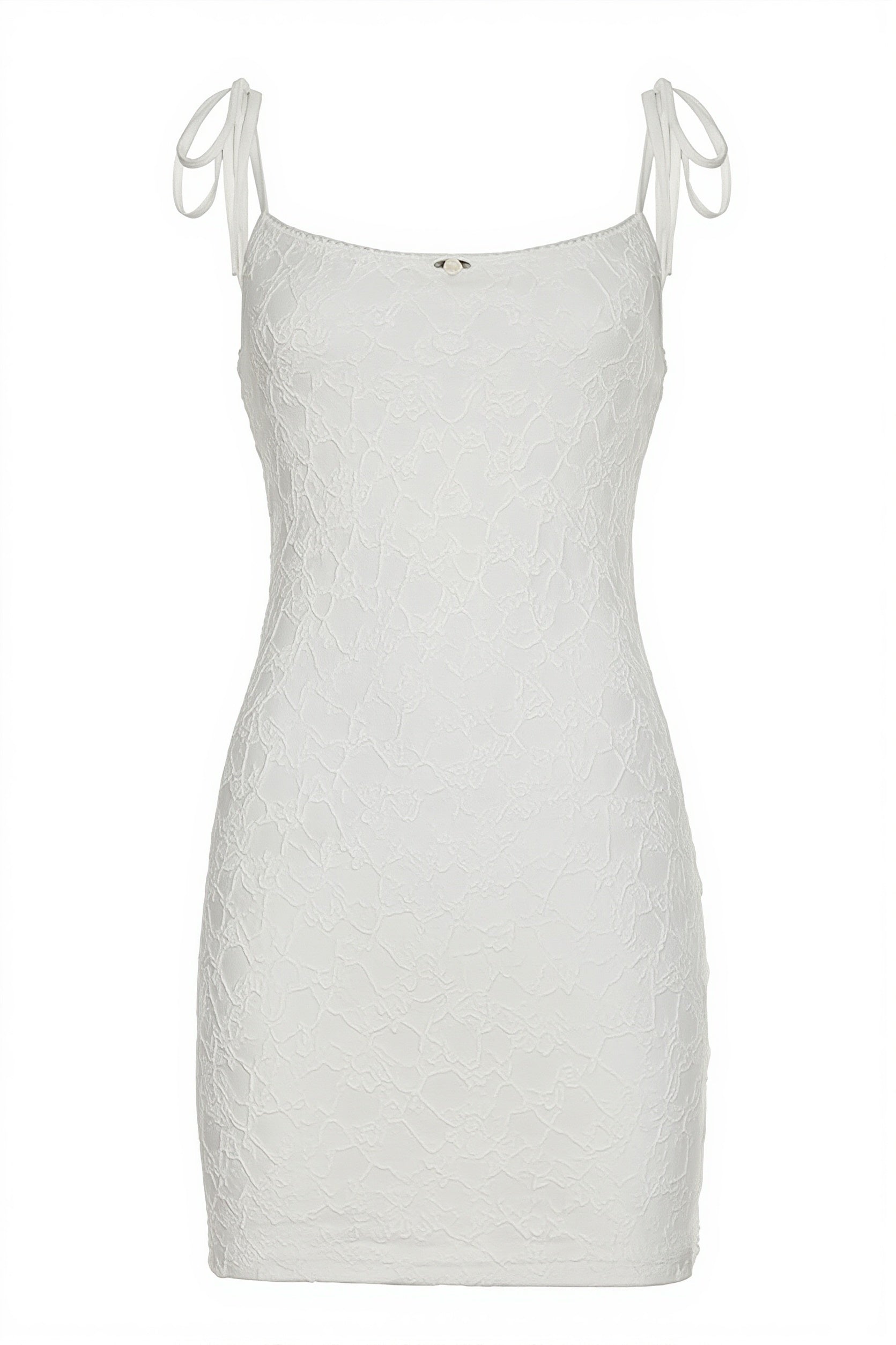 Sexy Sheer Lace Cami Bodycon High Waist Mini Dress