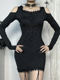 Stitched Hooded Small Dress